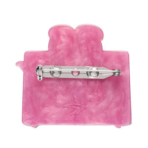 Warm and Toasty Brooch  -  Erstwilder  -  Quirky Resin and Enamel Accessories