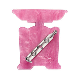 Balance the Scales Brooch  -  Erstwilder  -  Quirky Resin and Enamel Accessories