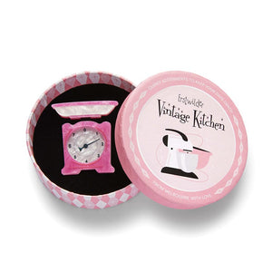 Balance the Scales Brooch  -  Erstwilder  -  Quirky Resin and Enamel Accessories