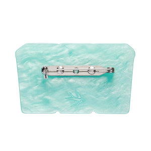 Essential Ingredients Brooch - Teal  -  Erstwilder  -  Quirky Resin and Enamel Accessories