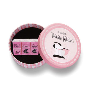 Essential Ingredients Brooch - Pink  -  Erstwilder  -  Quirky Resin and Enamel Accessories