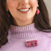 Essential Ingredients Brooch - Pink  -  Erstwilder  -  Quirky Resin and Enamel Accessories