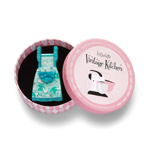 No Strings Attached Brooch - Teal  -  Erstwilder  -  Quirky Resin and Enamel Accessories