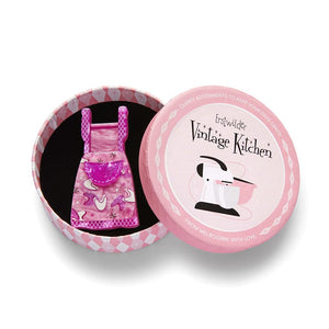 No Strings Attached Brooch - Pink  -  Erstwilder  -  Quirky Resin and Enamel Accessories