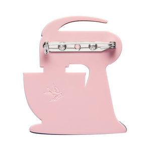 Spin Me Right Round Brooch - Pink  -  Erstwilder  -  Quirky Resin and Enamel Accessories