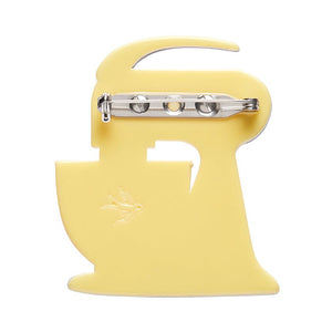 Spin Me Right Round Brooch - Lemon  -  Erstwilder  -  Quirky Resin and Enamel Accessories