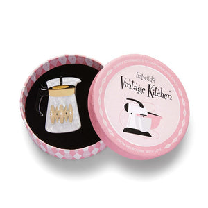 Rise and Grind Brooch  -  Erstwilder  -  Quirky Resin and Enamel Accessories