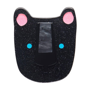 Paddy The Panther Brooch  -  Erstwilder  -  Quirky Resin and Enamel Accessories