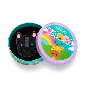 Paddy The Panther Brooch  -  Erstwilder  -  Quirky Resin and Enamel Accessories