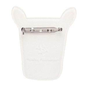 Zahra The Zebra Brooch  -  Erstwilder  -  Quirky Resin and Enamel Accessories