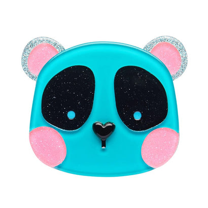 Pippa The Panda Brooch  -  Erstwilder  -  Quirky Resin and Enamel Accessories