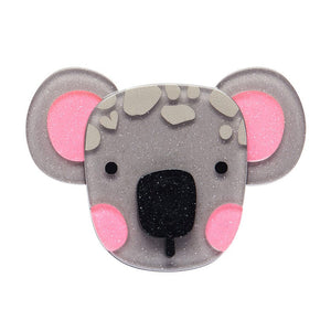 Keith The Koala Brooch  -  Erstwilder  -  Quirky Resin and Enamel Accessories