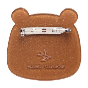 Warren the Wombat Brooch  -  Erstwilder  -  Quirky Resin and Enamel Accessories