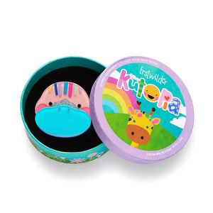 Pete The Platypus Brooch  -  Erstwilder  -  Quirky Resin and Enamel Accessories