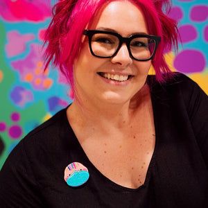 Pete The Platypus Brooch  -  Erstwilder  -  Quirky Resin and Enamel Accessories