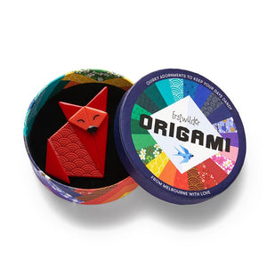 The Sly Fox Brooch  -  Erstwilder  -  Quirky Resin and Enamel Accessories