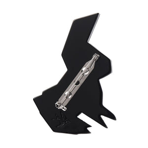 The Sleeping Rabbit Brooch  -  Erstwilder  -  Quirky Resin and Enamel Accessories