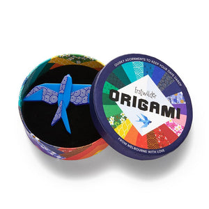 The Singing Swallow Brooch  -  Erstwilder  -  Quirky Resin and Enamel Accessories