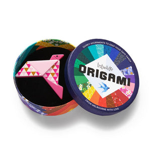 The Humming-Bird Brooch  -  Erstwilder  -  Quirky Resin and Enamel Accessories