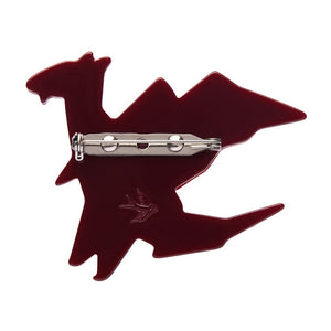 Here Be Dragon Brooch  -  Erstwilder  -  Quirky Resin and Enamel Accessories