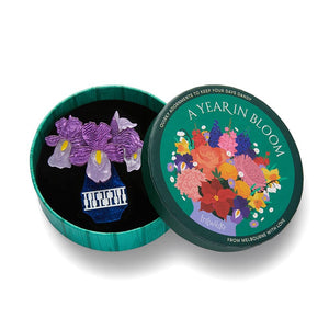 Goddess of Rainbows Brooch  -  Erstwilder  -  Quirky Resin and Enamel Accessories