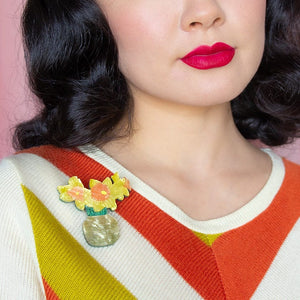 Joy For Ever Brooch  -  Erstwilder  -  Quirky Resin and Enamel Accessories