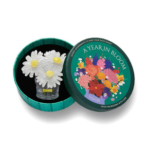 Day's Eye Brooch  -  Erstwilder  -  Quirky Resin and Enamel Accessories