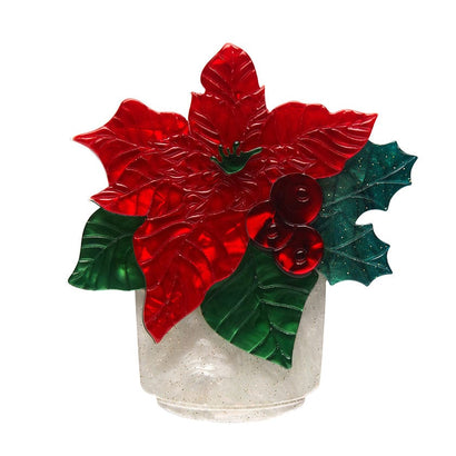 Flower of the Holy Night Brooch  -  Erstwilder  -  Quirky Resin and Enamel Accessories