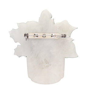 Flower of the Holy Night Brooch  -  Erstwilder  -  Quirky Resin and Enamel Accessories