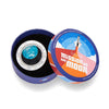 Tiny Blue Dot Brooch  -  Erstwilder  -  Quirky Resin and Enamel Accessories