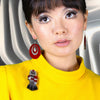 Flight Engineer Brooch  -  Erstwilder  -  Quirky Resin and Enamel Accessories