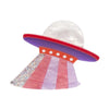 Beam Me Up Brooch  -  Erstwilder  -  Quirky Resin and Enamel Accessories