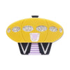 Hotel Futura Brooch  -  Erstwilder  -  Quirky Resin and Enamel Accessories