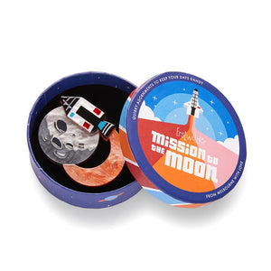 Gravity Defiance Brooch  -  Erstwilder  -  Quirky Resin and Enamel Accessories