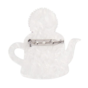 Short, Stout and Cosy Brooch  -  Erstwilder  -  Quirky Resin and Enamel Accessories