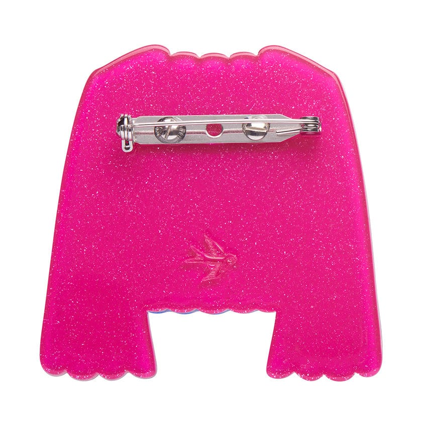 Height Of Fashion Brooch  -  Erstwilder  -  Quirky Resin and Enamel Accessories