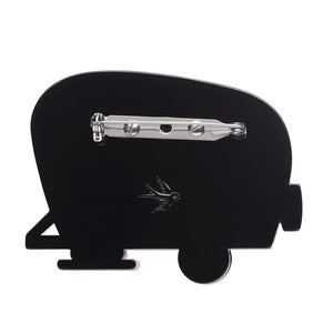 Cosiest of Campers Brooch  -  Erstwilder  -  Quirky Resin and Enamel Accessories