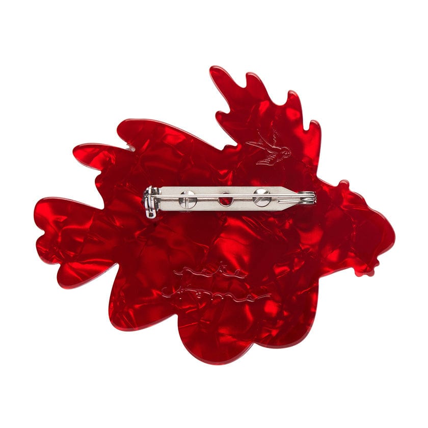 The Lavish Lionfish Brooch  -  Erstwilder  -  Quirky Resin and Enamel Accessories