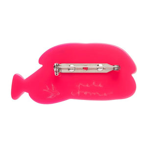 The Blissful Blobfish Brooch  -  Erstwilder  -  Quirky Resin and Enamel Accessories