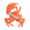 The Guarded Golden Ghost Crab Brooch