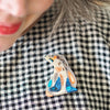 The Sage Sea Lion Brooch  -  Erstwilder  -  Quirky Resin and Enamel Accessories