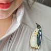 The Emboldened Emperor Penguin Brooch