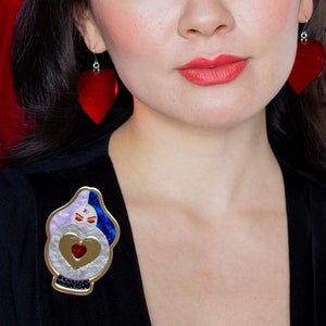 Season of the Witch Brooch  -  Erstwilder  -  Quirky Resin and Enamel Accessories