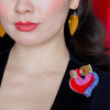 Potentially Poisoned Chalice Brooch  -  Erstwilder  -  Quirky Resin and Enamel Accessories