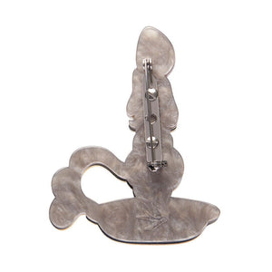 Curse the Darkness Brooch  -  Erstwilder  -  Quirky Resin and Enamel Accessories