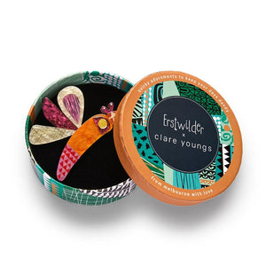 A Dragonfly Named Buzz Brooch  -  Erstwilder  -  Quirky Resin and Enamel Accessories