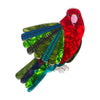 Scarlet Sovereign Brooch  -  Erstwilder  -  Quirky Resin and Enamel Accessories