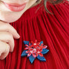 Dawn of December Brooch  -  Erstwilder  -  Quirky Resin and Enamel Accessories