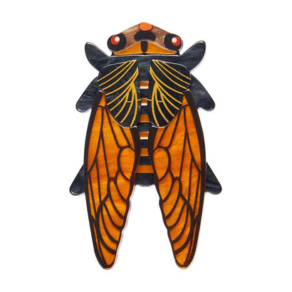 Cicadian Rhythms Brooch  -  Erstwilder  -  Quirky Resin and Enamel Accessories