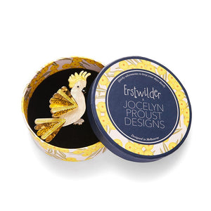 Sunny of the Sulphur Crest Brooch  -  Erstwilder  -  Quirky Resin and Enamel Accessories